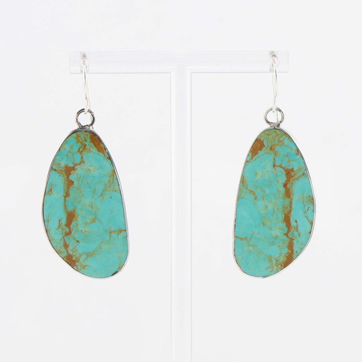 Turquoise Slab Earrings