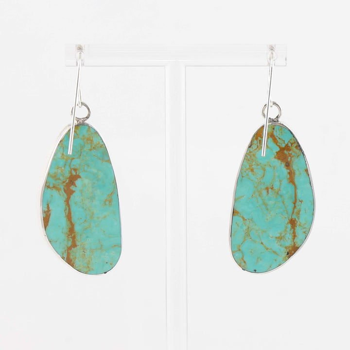 Turquoise Slab Earrings