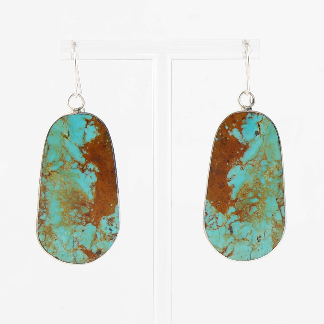Turquoise Slab Earrings