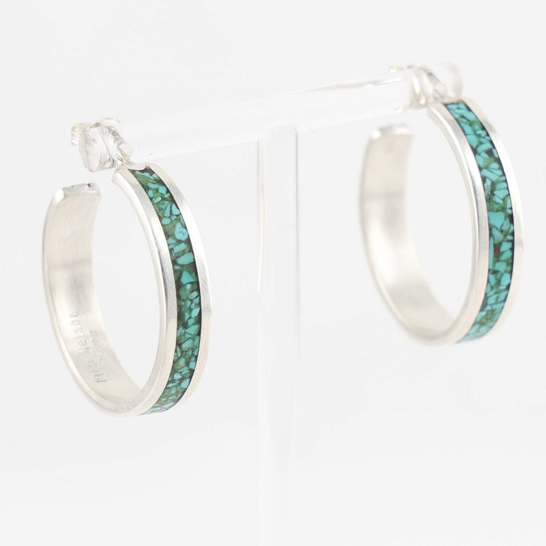 Turquoise Hoop Earrings