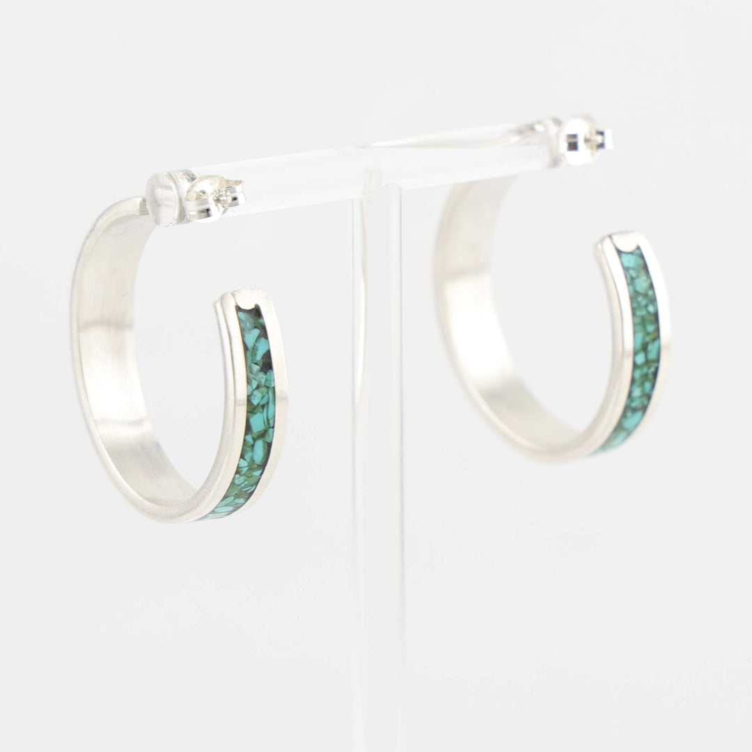 Turquoise Hoop Earrings