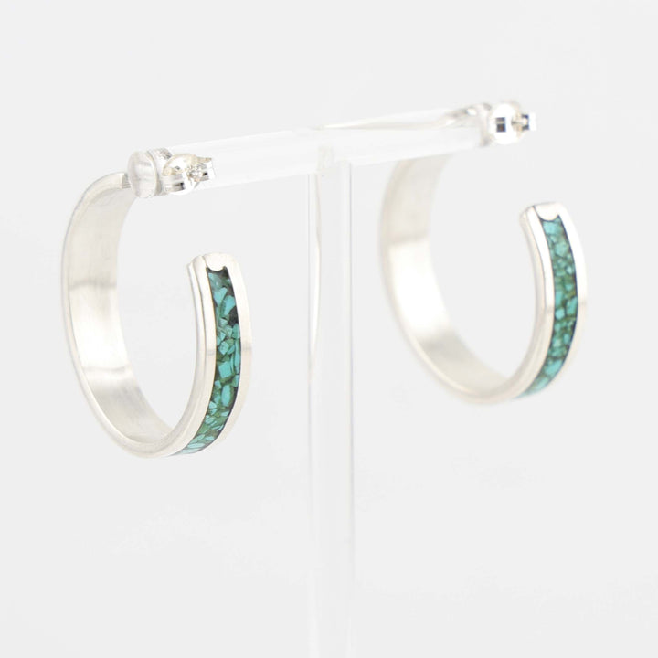 Turquoise Hoop Earrings