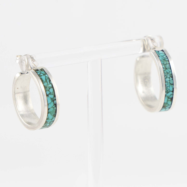 Turquoise Hoop Earrings