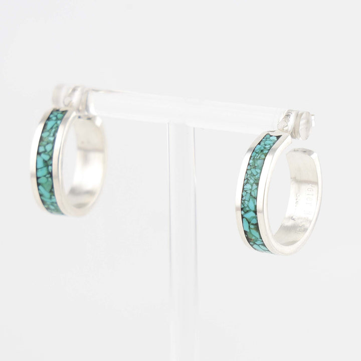 Turquoise Hoop Earrings