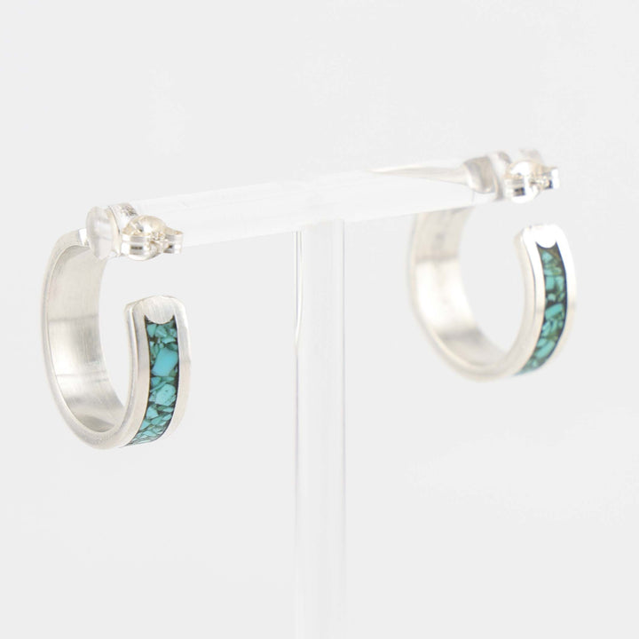 Turquoise Hoop Earrings