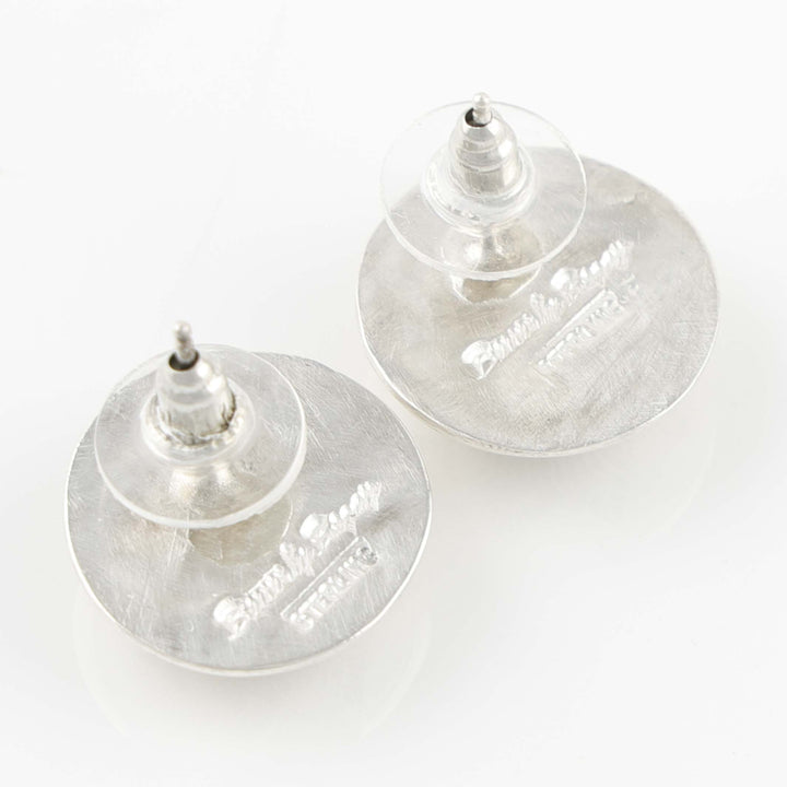Stamped Silver Earrings