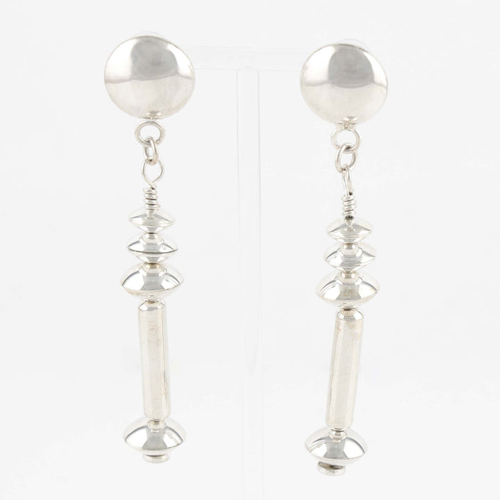 Silver Bead Earrings