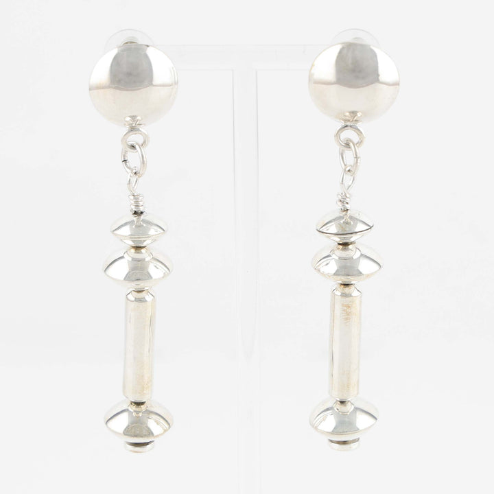 Silver Bead Earrings