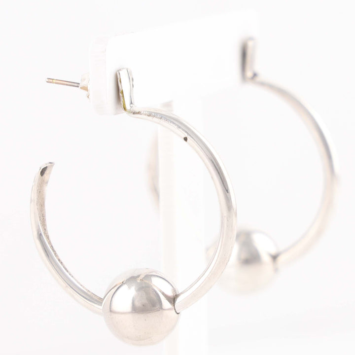 Hoop and Bead Earrings