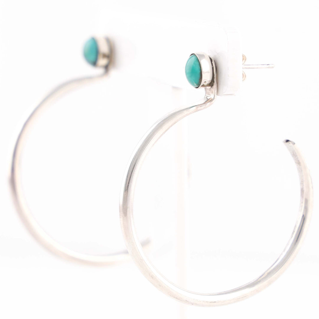Turquoise Hoop Earrings
