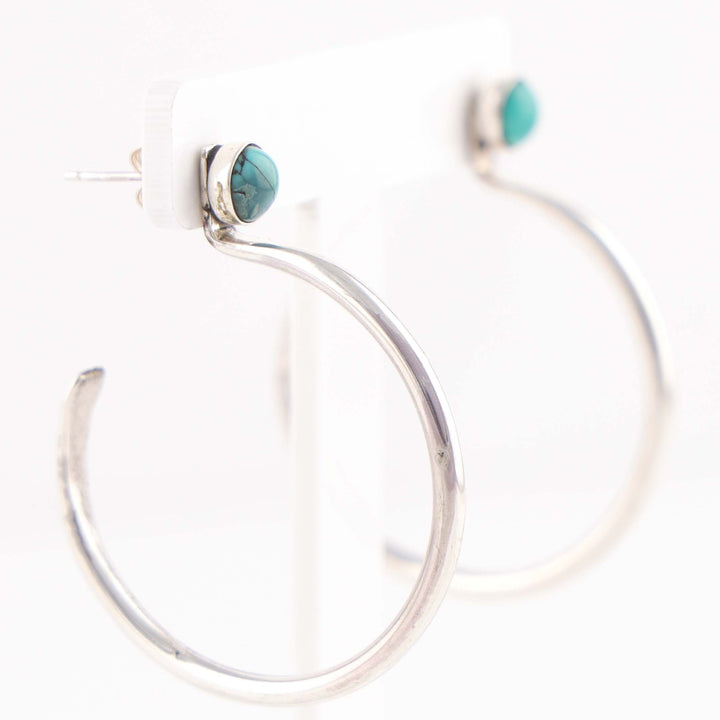 Turquoise Hoop Earrings