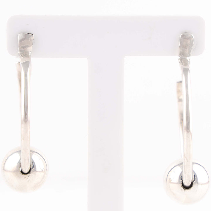 Hoop and Bead Earrings