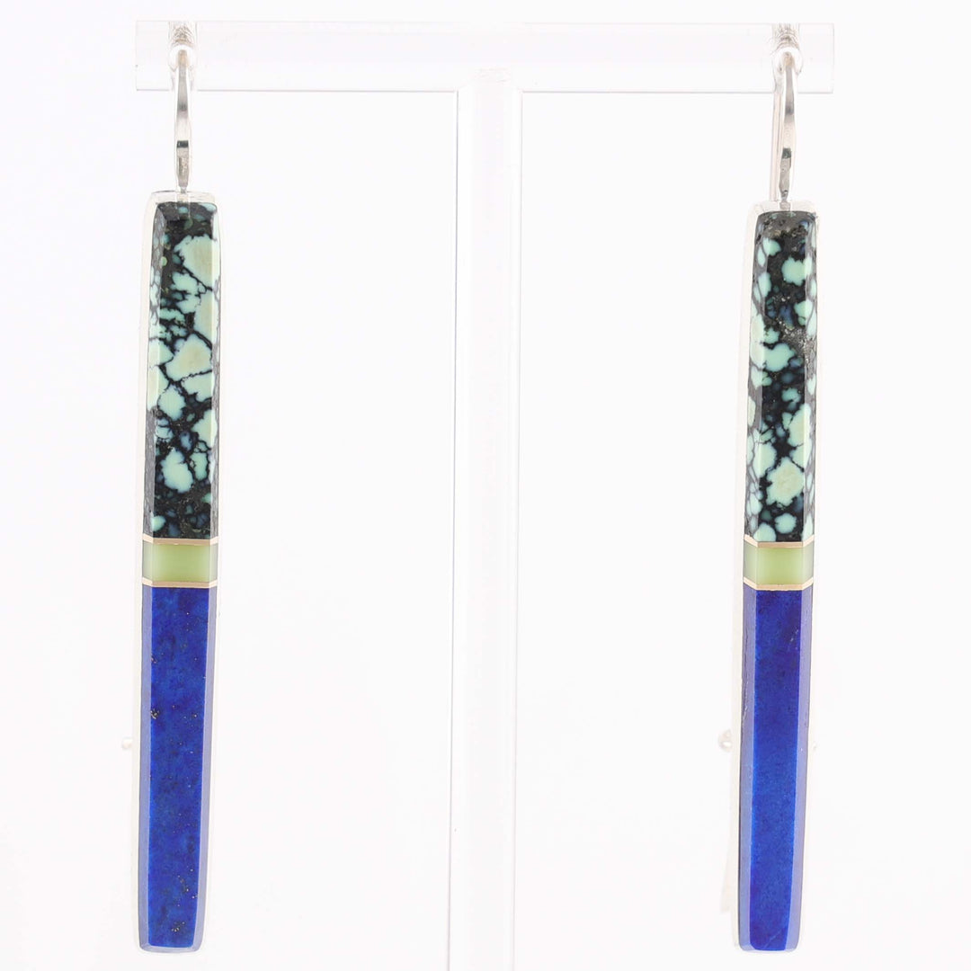 Multi-Stone Inlay Earrings