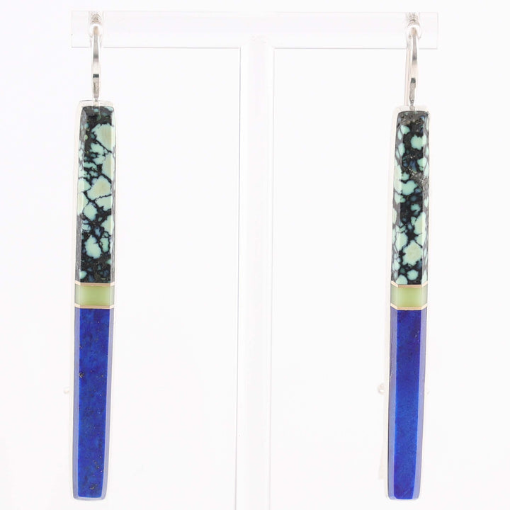 Multi-Stone Inlay Earrings