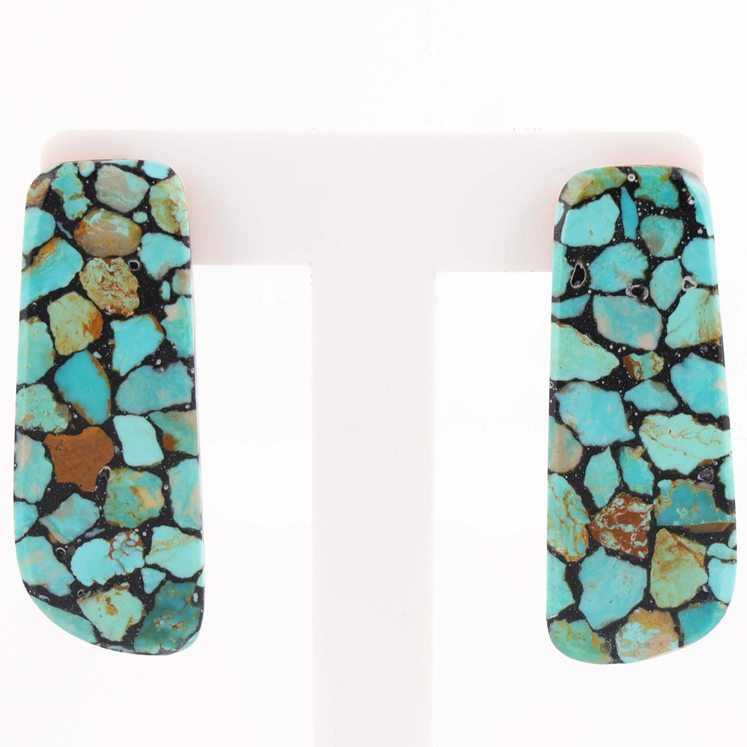 Easter Blue Turquoise Earrings