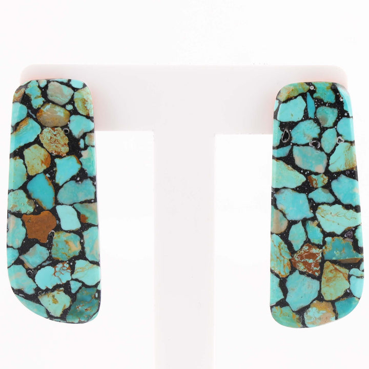 Easter Blue Turquoise Earrings