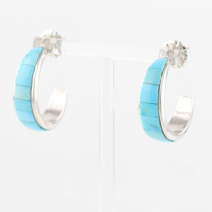 Turquoise Hoop Earrings