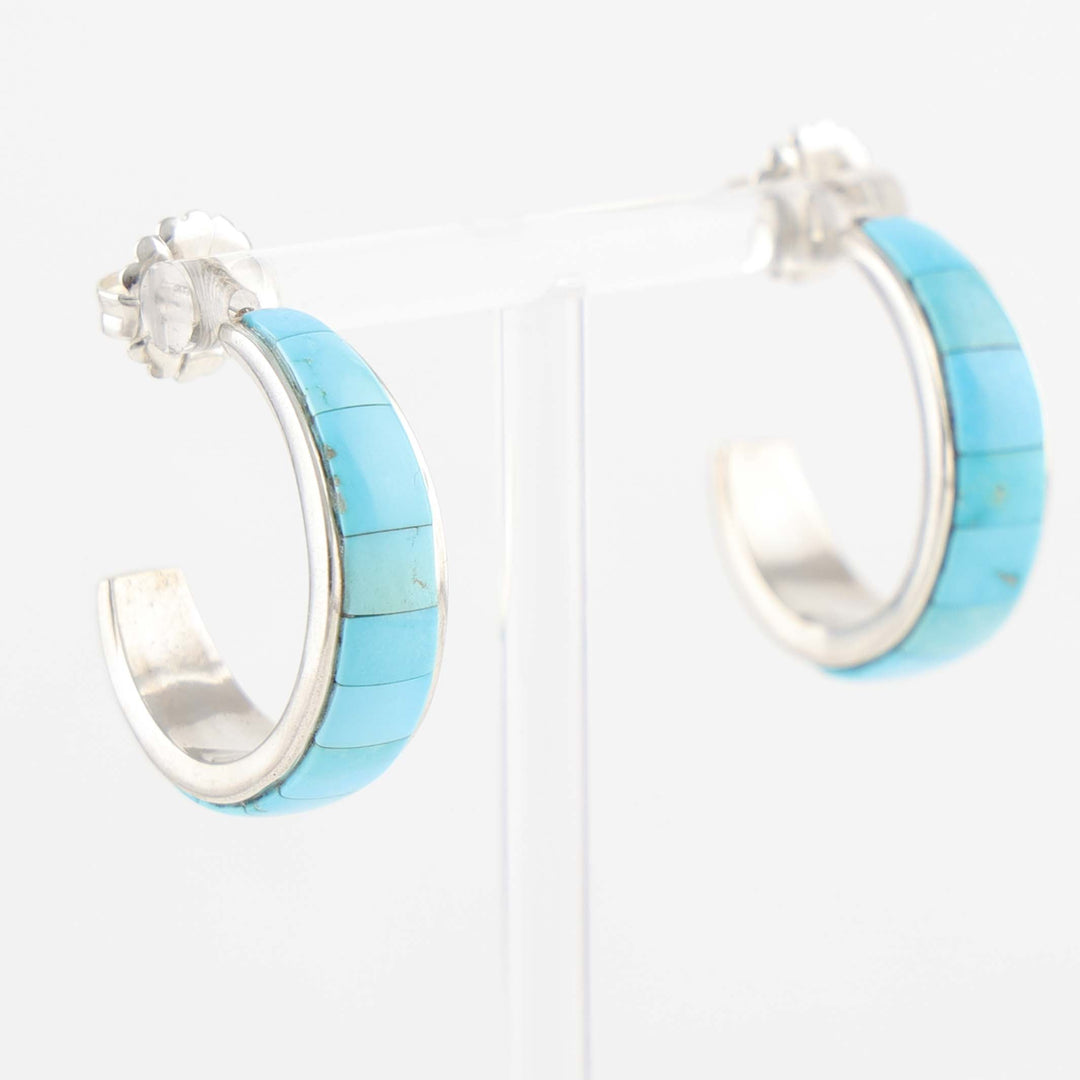 Turquoise Hoop Earrings