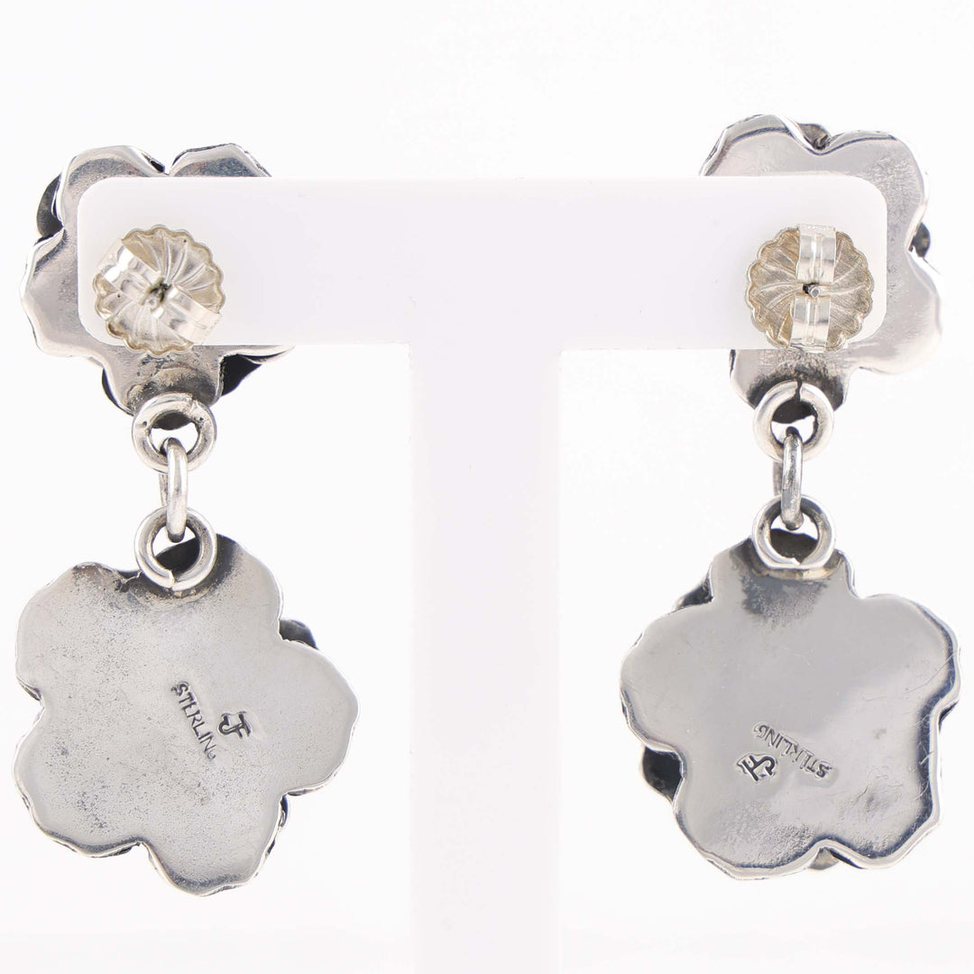 Silver Flower Earrings