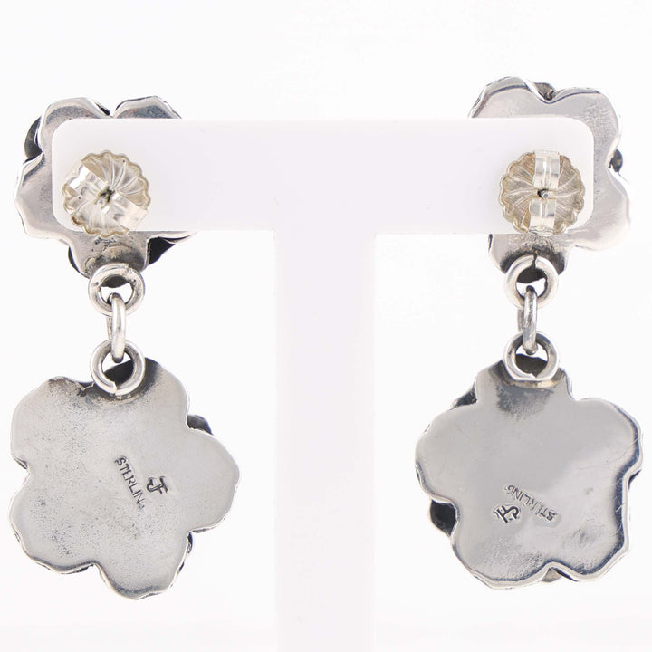 Silver Flower Earrings