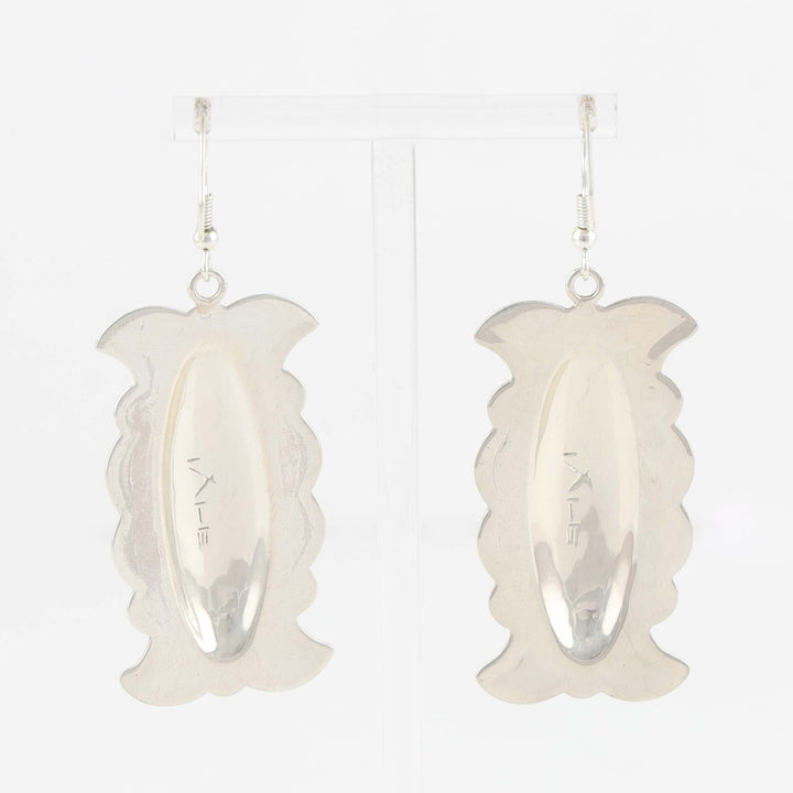 Stamped Silver Earrings