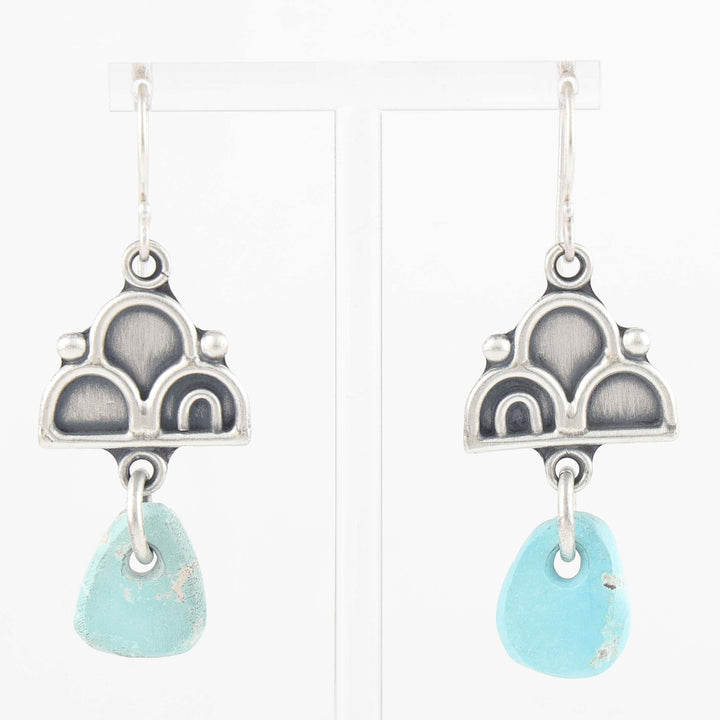Sleeping Beauty Turquoise Earrings