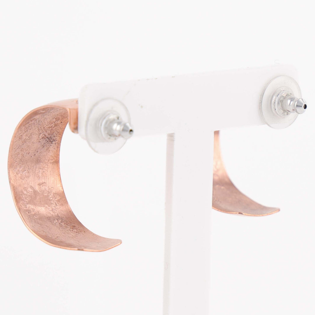 Copper Hoop Earrings