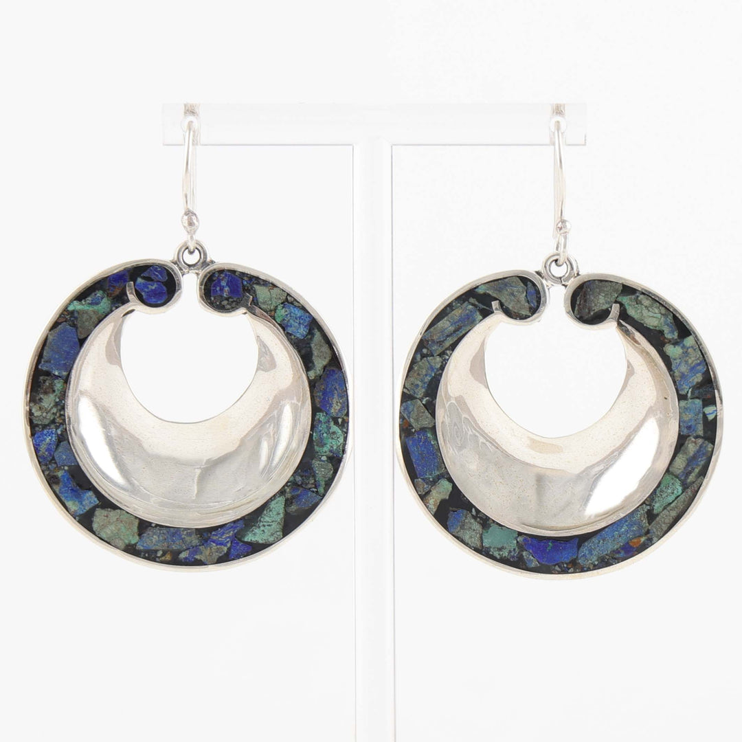 Malachite Horse Shoe Earrings