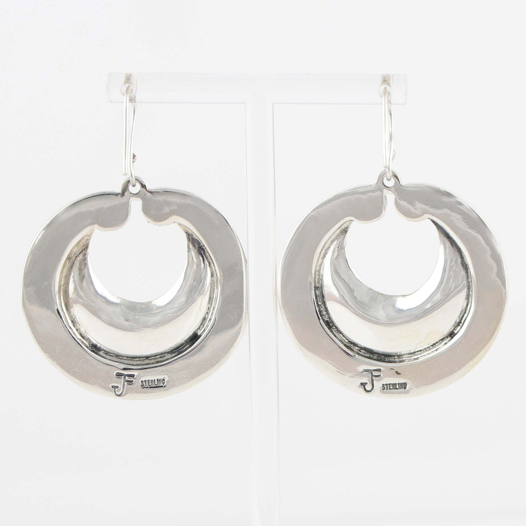 Malachite Horse Shoe Earrings