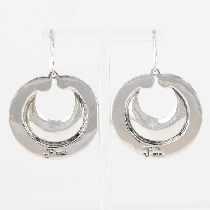 Malachite Horse Shoe Earrings