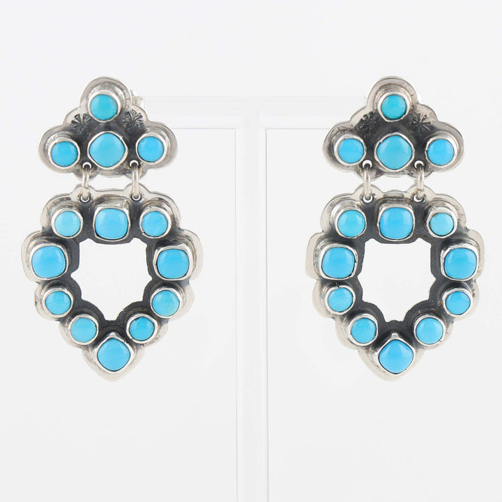 Sleeping Beauty Turquoise Earrings