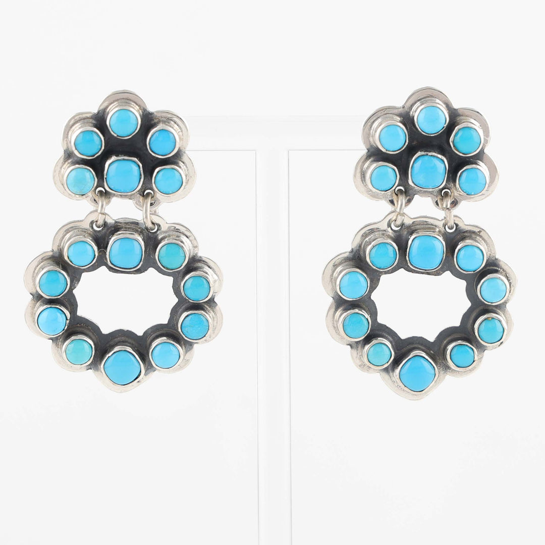 Sleeping Beauty Turquoise Earrings