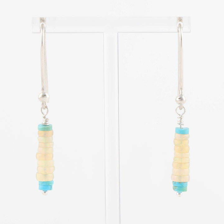 Opal and Turquoise Earrings