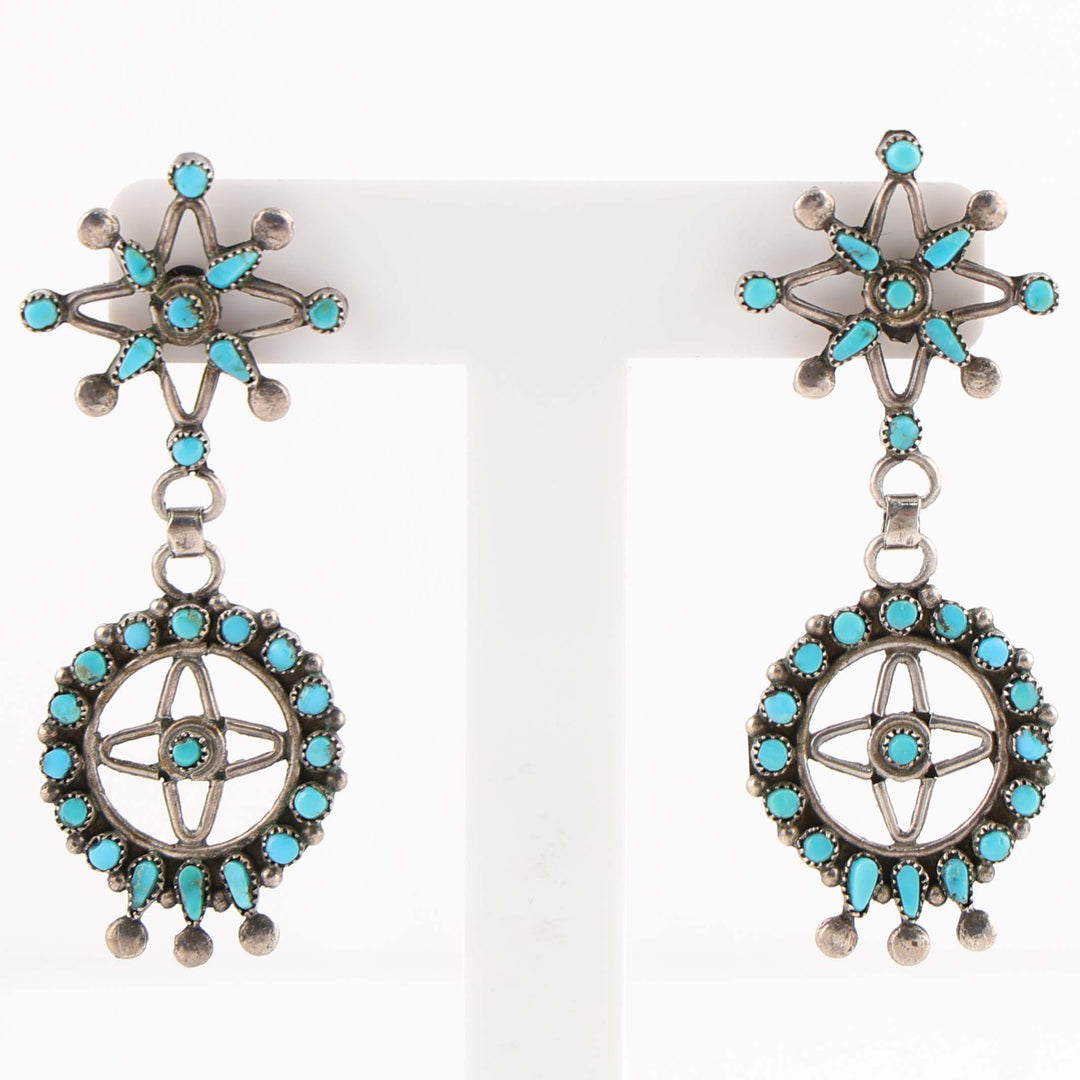 1950s Turquoise Earrings