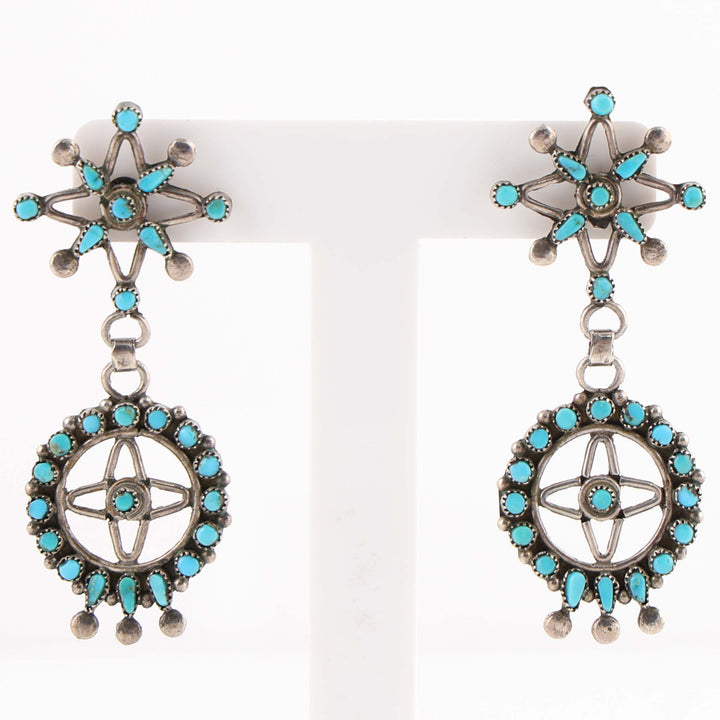 1950s Turquoise Earrings