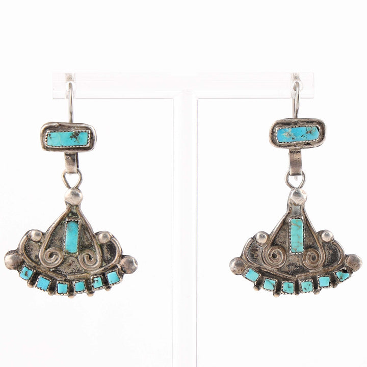 1950s Turquoise Earrings
