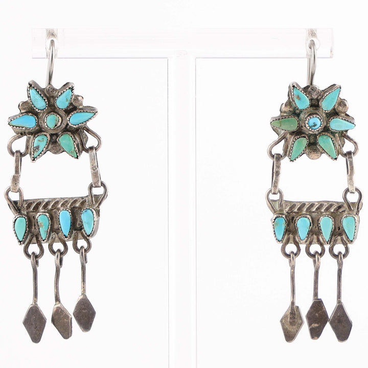 1940s Turquoise Earrings