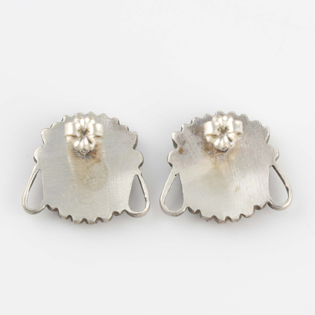 1950s Zuni Sunface Earrings