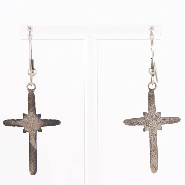 1980s Cross Earrings