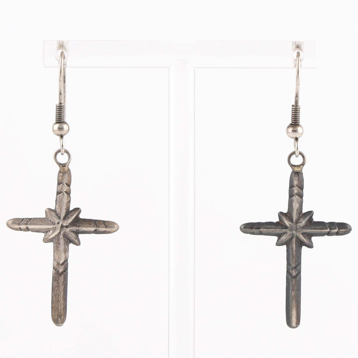 1980s Cross Earrings