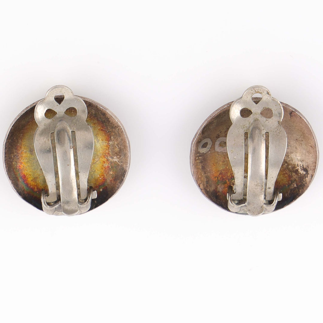 1940s Navajo Clip Earrings