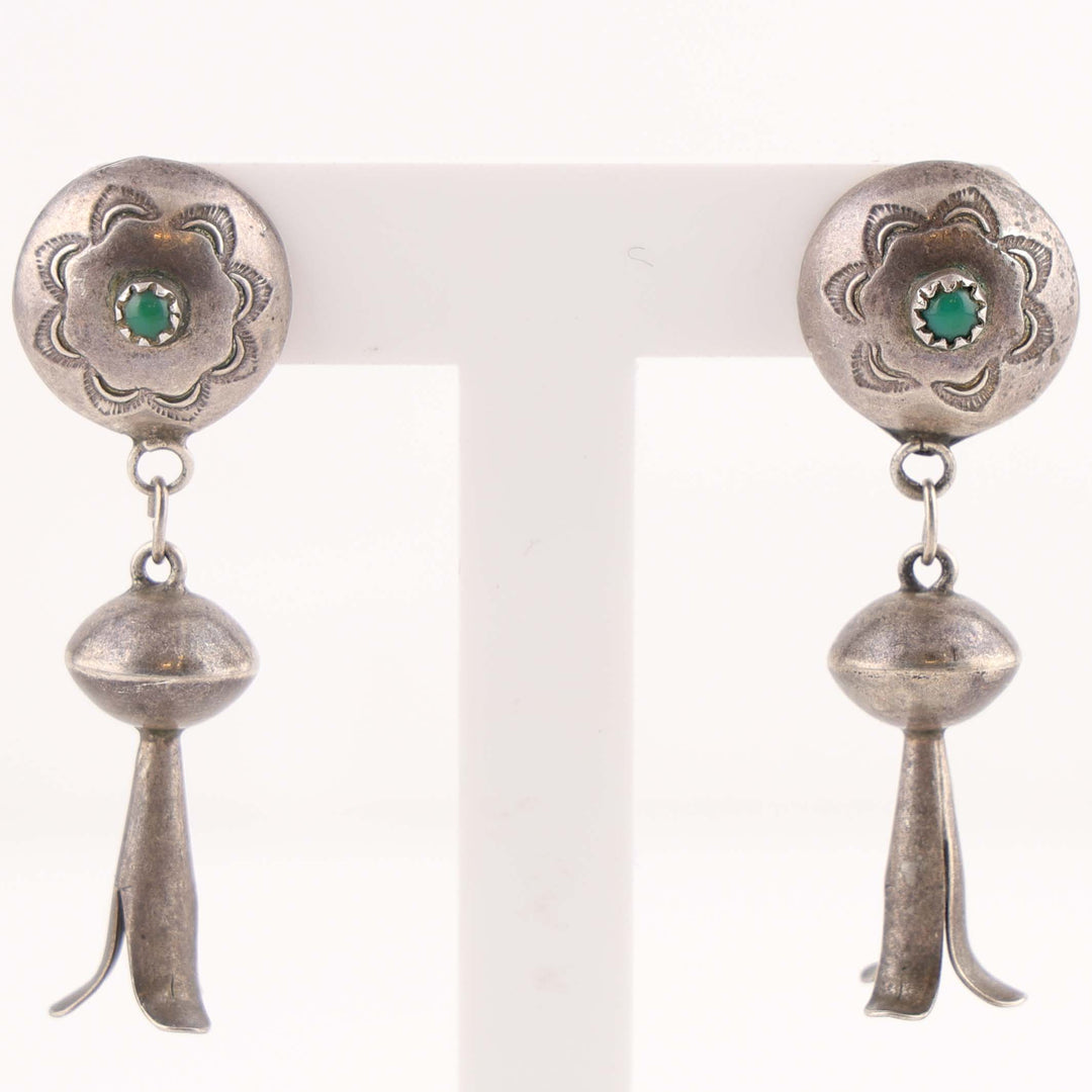 1940s Squash Blossom Earrings
