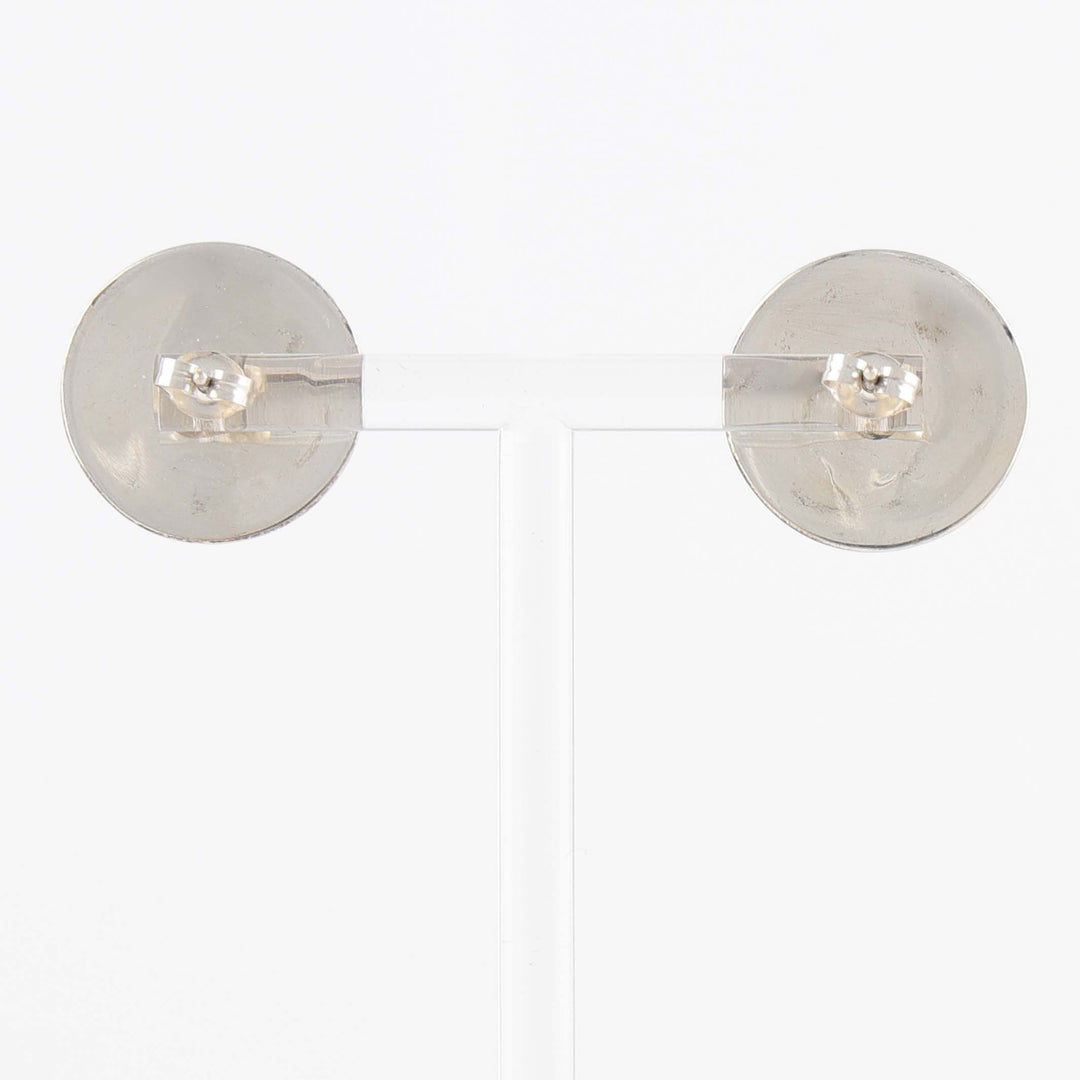 Stamped Silver Earrings