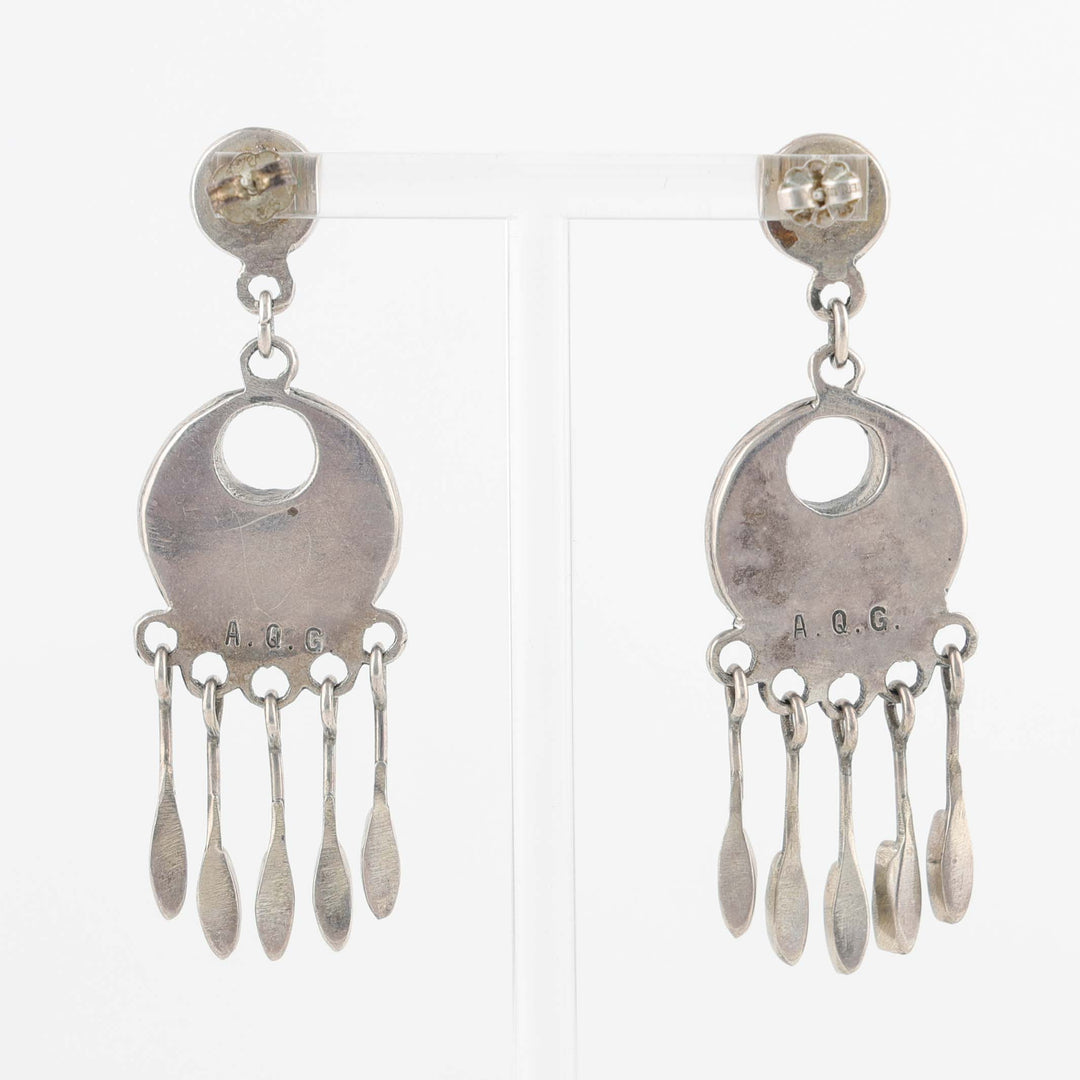 1960s Sleeping Beauty Turquoise Earrings