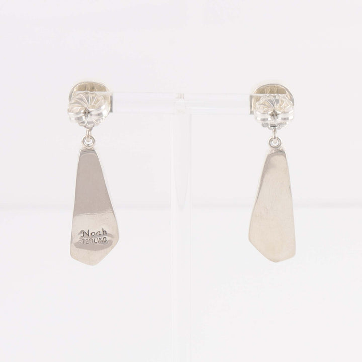 Coral and Sugilite Earrings