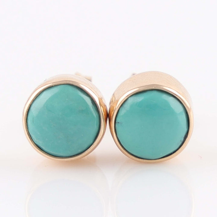 Gold and Turquoise Earring