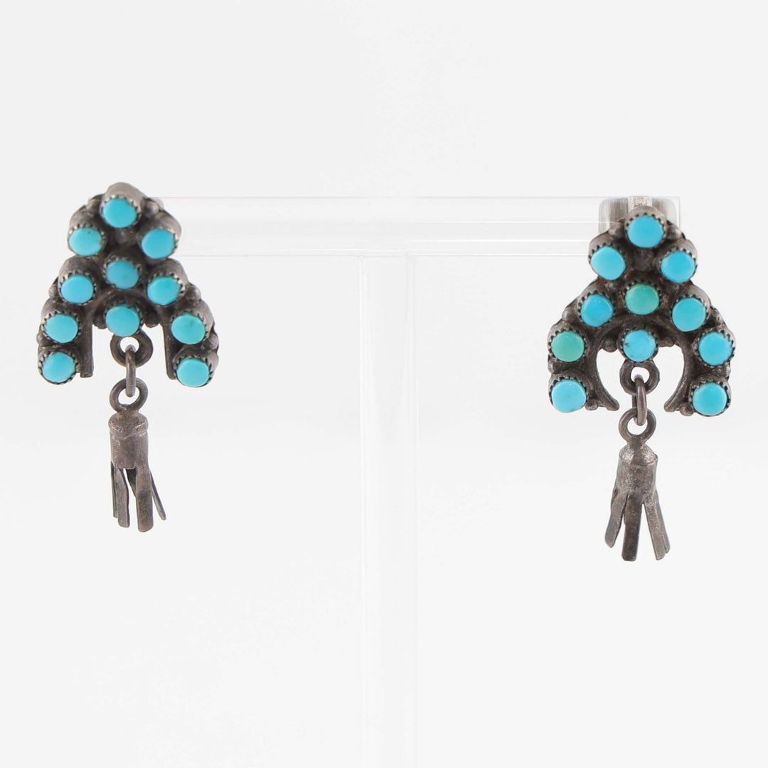 1940s Zuni Turquoise Earrings