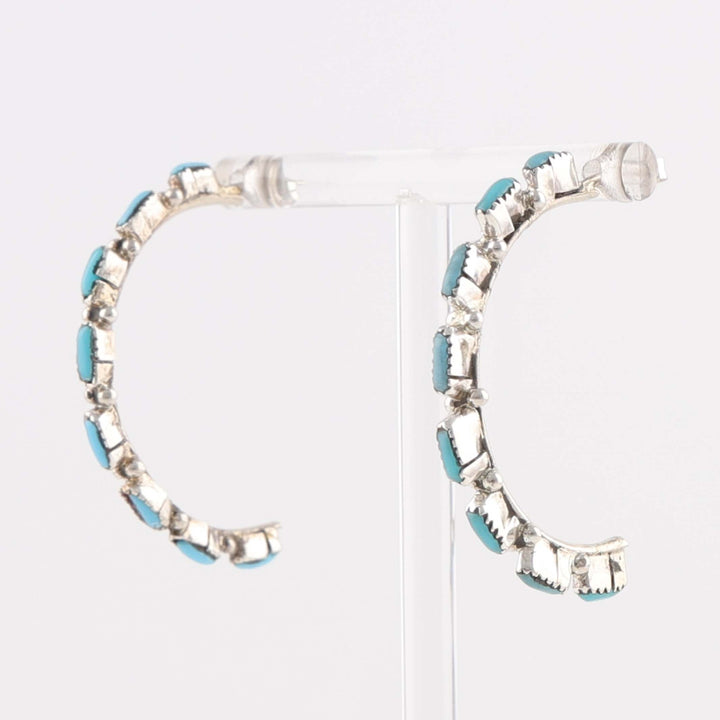 Turquoise Hoop Earrings