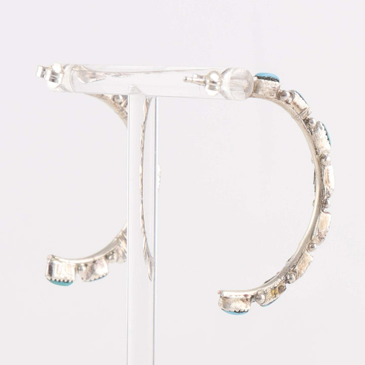 Turquoise Hoop Earrings