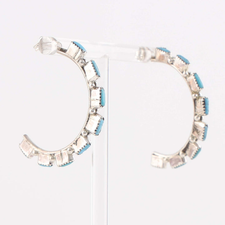 Turquoise Hoop Earrings